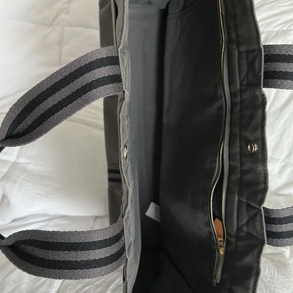 Authentic Hermes HERLINE canvas large tote - Picture 9 of 10